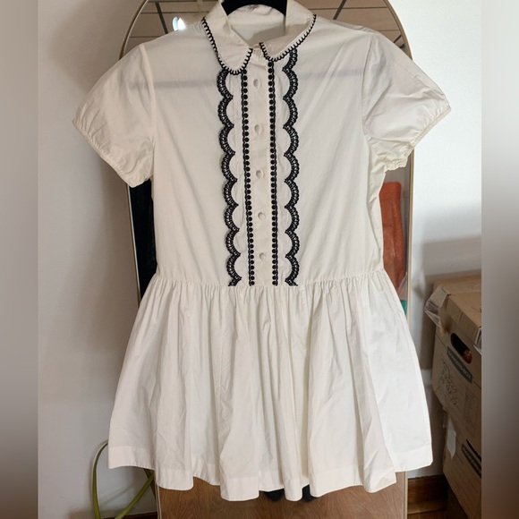 Red Valentino Cotton Babydoll Mini Dress size 38 - Picture 2 of 8